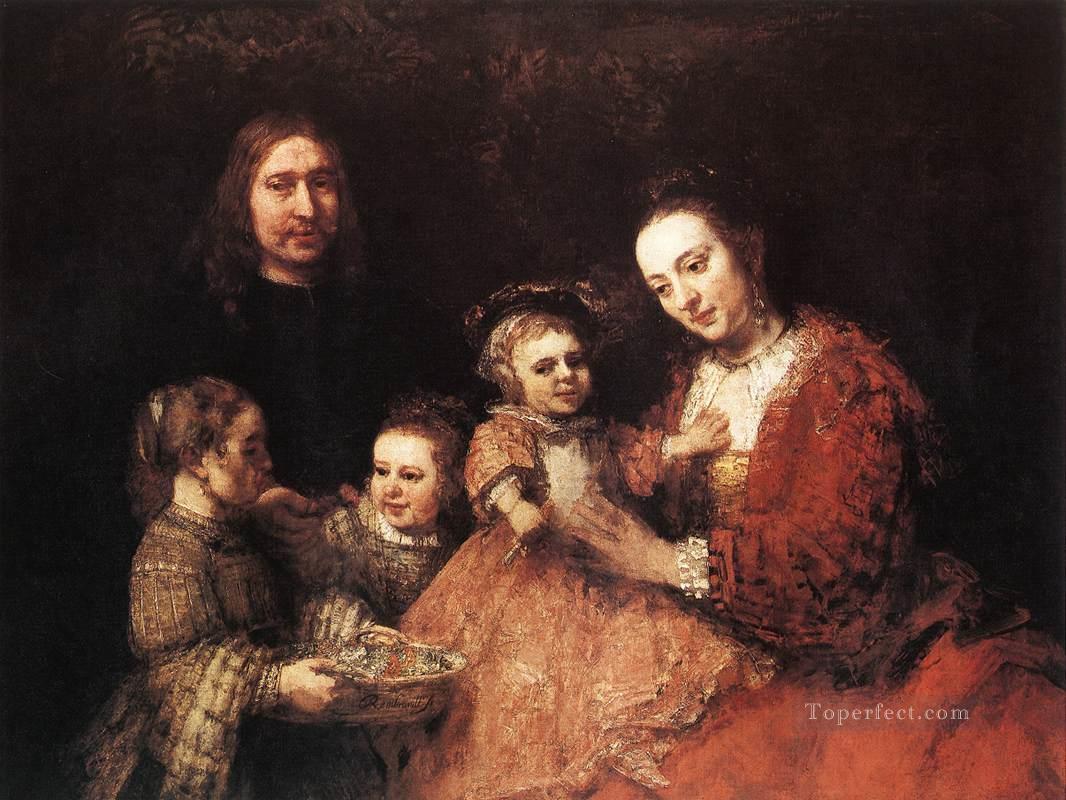 Family Group Rembrandt Oil Paintings